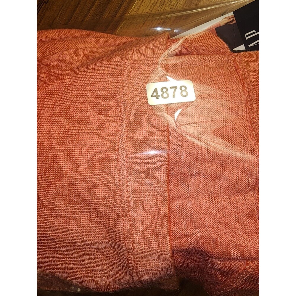 Gap Womens Shirt Long Sleeve Coral Sz Large Tshirt Tee Crew Neck Casual - Picture 7 of 7